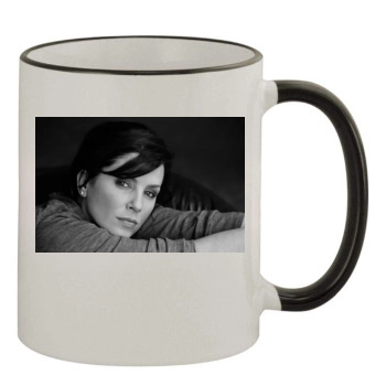 Sadie Frost 11oz Colored Rim & Handle Mug