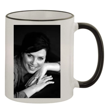 Sadie Frost 11oz Colored Rim & Handle Mug