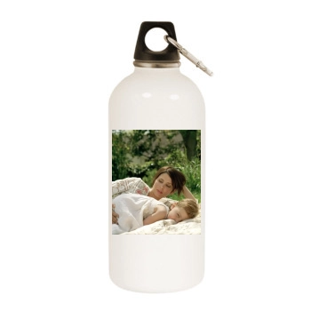 Sadie Frost White Water Bottle With Carabiner