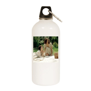 Sadie Frost White Water Bottle With Carabiner