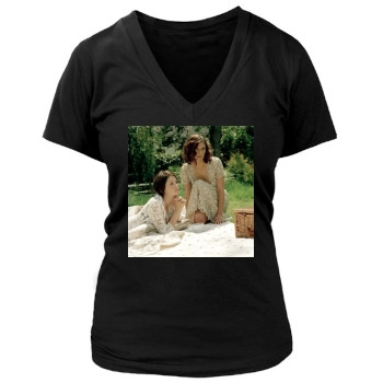 Sadie Frost Women's Deep V-Neck TShirt