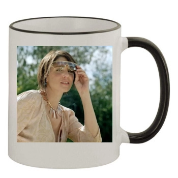 Sadie Frost 11oz Colored Rim & Handle Mug