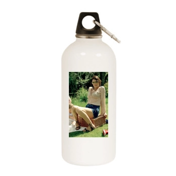 Sadie Frost White Water Bottle With Carabiner