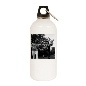 Sadie Frost White Water Bottle With Carabiner