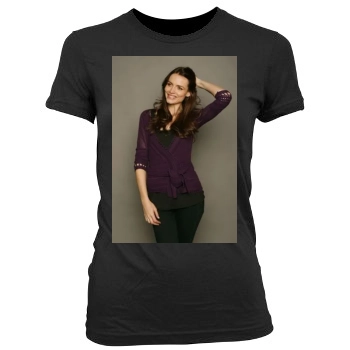 Saffron Burrows Women's Junior Cut Crewneck T-Shirt