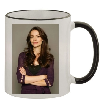 Saffron Burrows 11oz Colored Rim & Handle Mug