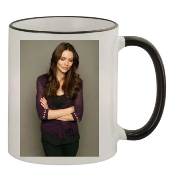 Saffron Burrows 11oz Colored Rim & Handle Mug