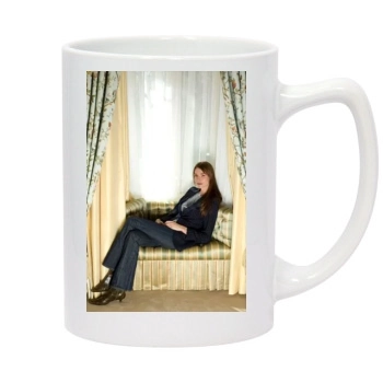 Saffron Burrows 14oz White Statesman Mug