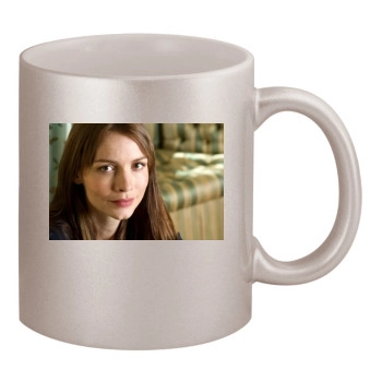 Saffron Burrows 11oz Metallic Silver Mug