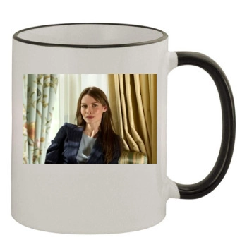 Saffron Burrows 11oz Colored Rim & Handle Mug