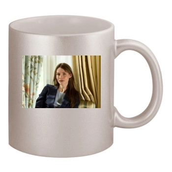 Saffron Burrows 11oz Metallic Silver Mug