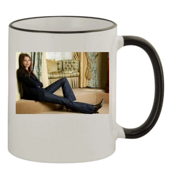 Saffron Burrows 11oz Colored Rim & Handle Mug