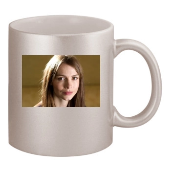 Saffron Burrows 11oz Metallic Silver Mug