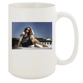 Saffron Burrows 15oz White Mug