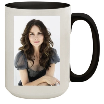 Saffron Burrows 15oz Colored Inner & Handle Mug