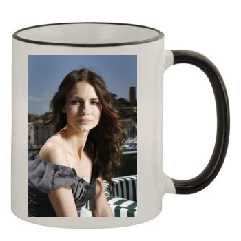 Saffron Burrows 11oz Colored Rim & Handle Mug