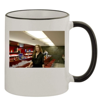 Saffron Burrows 11oz Colored Rim & Handle Mug