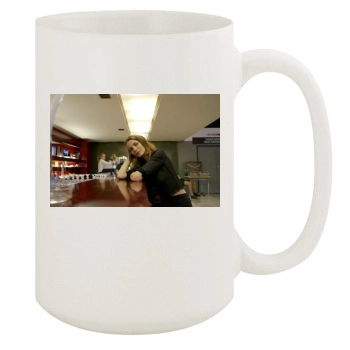 Saffron Burrows 15oz White Mug