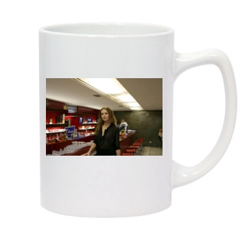 Saffron Burrows 14oz White Statesman Mug