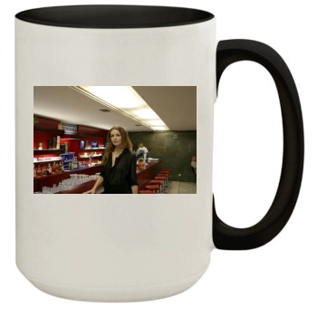 Saffron Burrows 15oz Colored Inner & Handle Mug