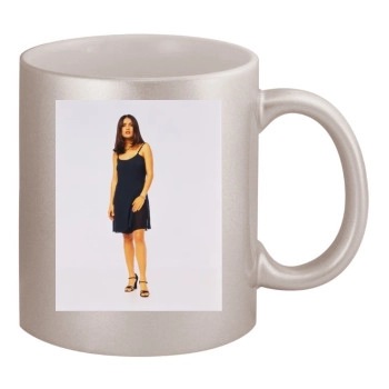 Salma Hayek 11oz Metallic Silver Mug