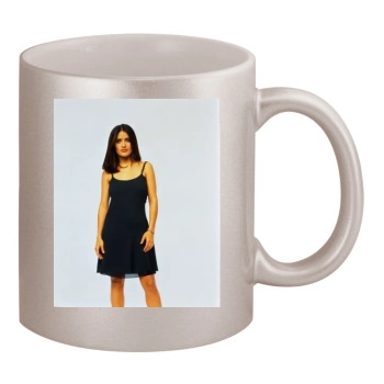 Salma Hayek 11oz Metallic Silver Mug