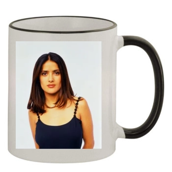 Salma Hayek 11oz Colored Rim & Handle Mug