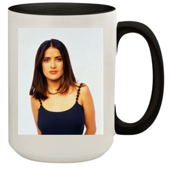 Salma Hayek 15oz Colored Inner & Handle Mug