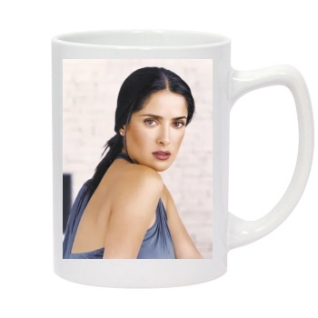 Salma Hayek 14oz White Statesman Mug