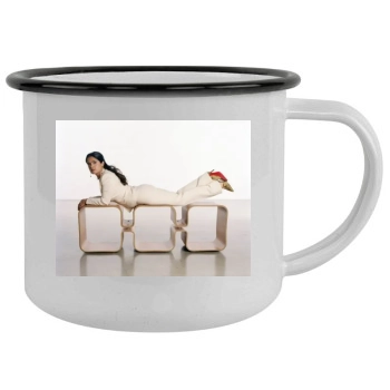 Salma Hayek Camping Mug