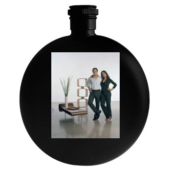 Salma Hayek Round Flask