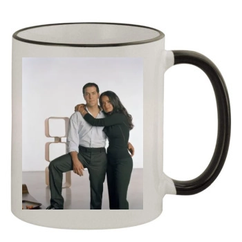 Salma Hayek 11oz Colored Rim & Handle Mug