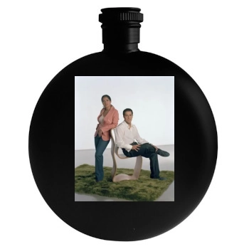 Salma Hayek Round Flask