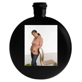 Salma Hayek Round Flask