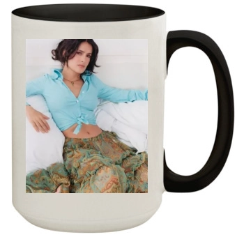 Salma Hayek 15oz Colored Inner & Handle Mug