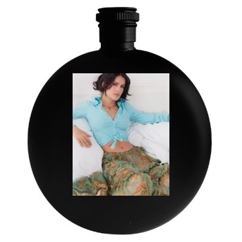 Salma Hayek Round Flask