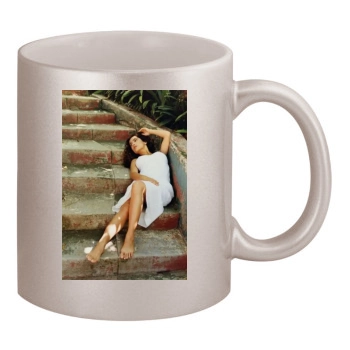 Salma Hayek 11oz Metallic Silver Mug