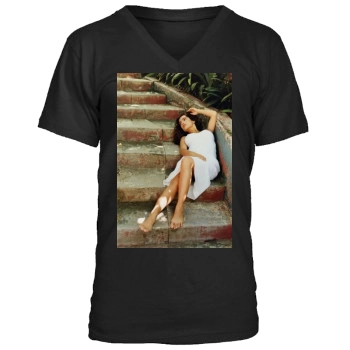 Salma Hayek Men's V-Neck T-Shirt