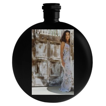 Salma Hayek Round Flask