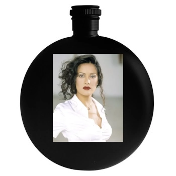 Salma Hayek Round Flask