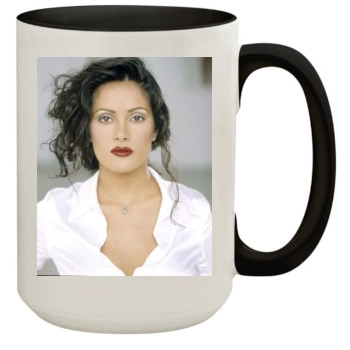 Salma Hayek 15oz Colored Inner & Handle Mug