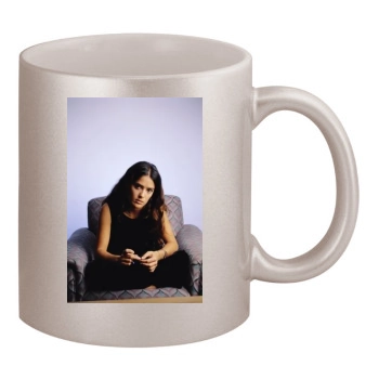 Salma Hayek 11oz Metallic Silver Mug