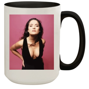 Salma Hayek 15oz Colored Inner & Handle Mug