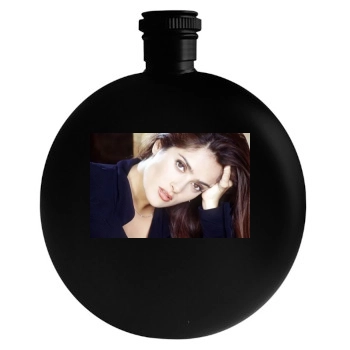 Salma Hayek Round Flask