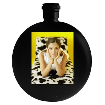 Salma Hayek Round Flask