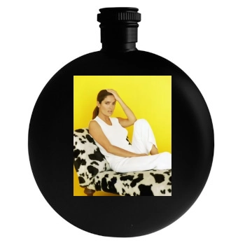 Salma Hayek Round Flask