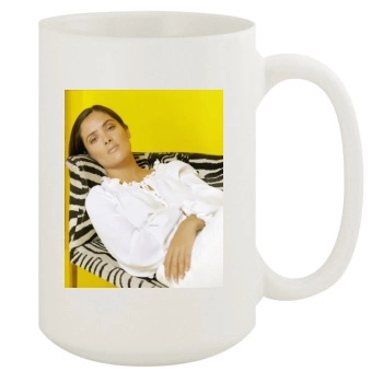 Salma Hayek 15oz White Mug