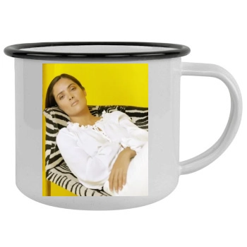 Salma Hayek Camping Mug