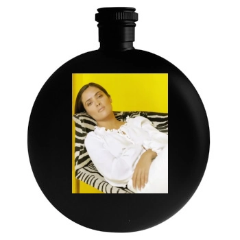 Salma Hayek Round Flask