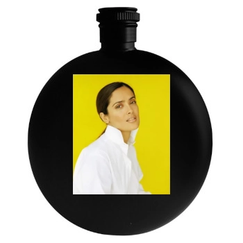 Salma Hayek Round Flask